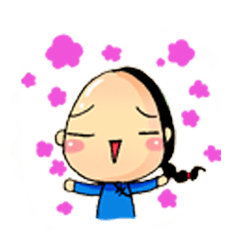 [LINEスタンプ] A cute Chinese
