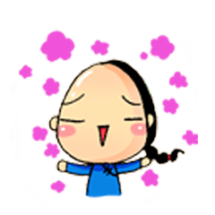 [LINEスタンプ] A cute Chineseの画像（メイン）