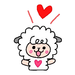 [LINEスタンプ] ひつじのおしゃべりスタンプ