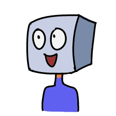 [LINEスタンプ] うざめの四角いやつ