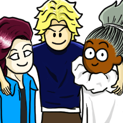 [LINEスタンプ] 隊長と隊員。恋に臆病な君のために。の画像（メイン）