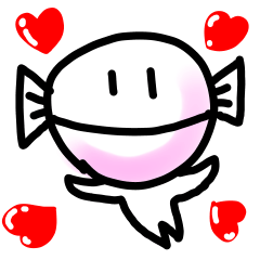[LINEスタンプ] あめだまちゃん