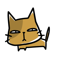 [LINEスタンプ] テキトー猫