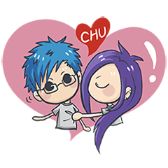 [LINEスタンプ] Lan x Yan NO.01(Liangxiaowucai articles)の画像（メイン）