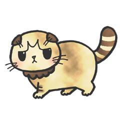 [LINEスタンプ] スコティッシュ猫つっこ