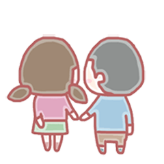 [LINEスタンプ] ツインテールとボウズの画像（メイン）