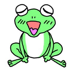 [LINEスタンプ] カエルのバディ君