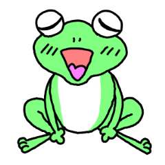 [LINEスタンプ] カエルのバディ君の画像（メイン）