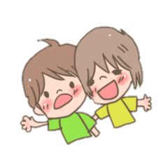 [LINEスタンプ] みんな仲良しの画像（メイン）