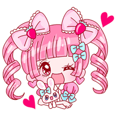 [LINEスタンプ] Japanese KAWAII Girls