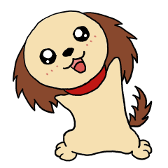 [LINEスタンプ] かまって子犬のチロの画像（メイン）