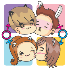 [LINEスタンプ] Hormones