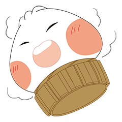 [LINEスタンプ] もちもち包子