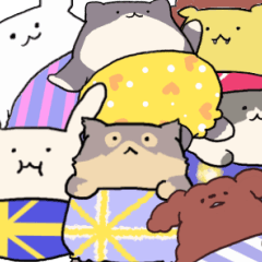 [LINEスタンプ] パンツあにまるのママ付箋