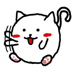 [LINEスタンプ] デブねこの画像（メイン）