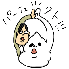 [LINEスタンプ] ホイップさんとゆーいちの画像（メイン）