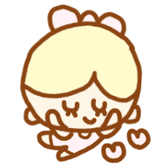 [LINEスタンプ] ポノポノちゃん きほんセットの画像（メイン）