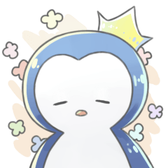 [LINEスタンプ] ペンギンちゃん(日常)の画像（メイン）