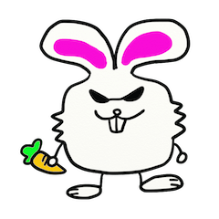 [LINEスタンプ] サングラスうさぎ