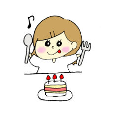 [LINEスタンプ] はっぴいちゃん