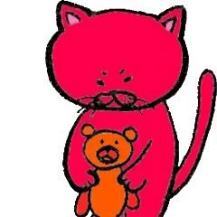 [LINEスタンプ] 赤猫ゴコロ