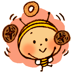 [LINEスタンプ] Hoppeちゃんとミエーレの幸せパン日和