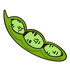 [LINEスタンプ] えだ豆の画像（メイン）