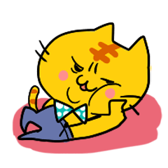 [LINEスタンプ] ふてねこ