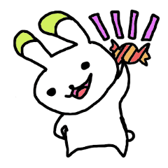 [LINEスタンプ] ヘタうさ