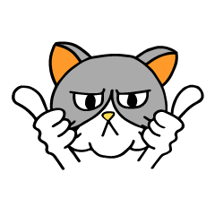 [LINEスタンプ] ぶさカワ猫 2