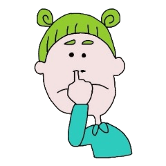 [LINEスタンプ] おかっぱまゆげちゃんズの画像（メイン）