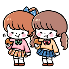 [LINEスタンプ] ゆるふわ女子高生の画像（メイン）