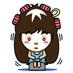 [LINEスタンプ] 'JieJie' the Sister！