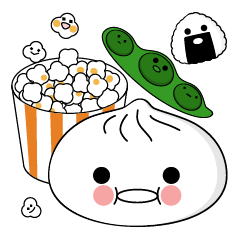 [LINEスタンプ] フード de ひとことの画像（メイン）