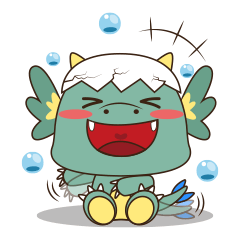 [LINEスタンプ] Gon, the water dragon