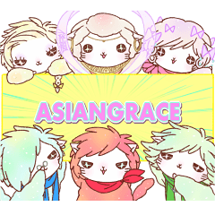 [LINEスタンプ] ASIANGRACETV