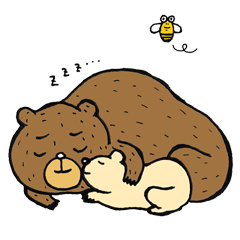 [LINEスタンプ] くまのあべちゃんの画像（メイン）