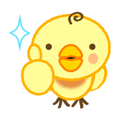 [LINEスタンプ] ひよこチケット