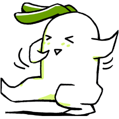 [LINEスタンプ] うさみみ大根 その弐