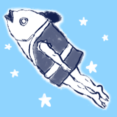 [LINEスタンプ] Tilapia the woodman and philosopherの画像（メイン）