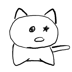 [LINEスタンプ] 元祖？ 星ネコ スタンプ