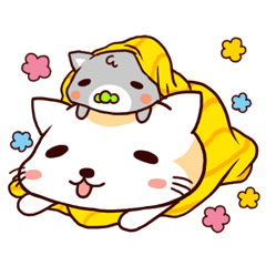 [LINEスタンプ] たおるねこ2の画像（メイン）