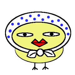 [LINEスタンプ] ほっかむりひよこの画像（メイン）