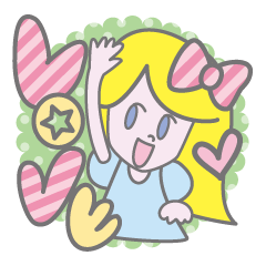 [LINEスタンプ] ちょこっとガーリー