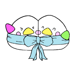 [LINEスタンプ] 小鳥のみとりさんとあかまる