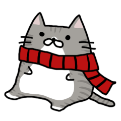 [LINEスタンプ] ぽちゃ猫サポーター生活の画像（メイン）