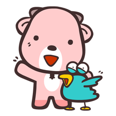 [LINEスタンプ] Moey ＆ Garmi