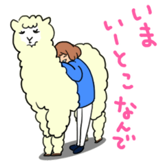 [LINEスタンプ] どうぶつなかのじょ