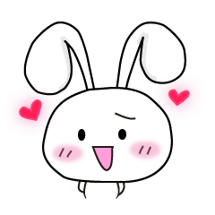 [LINEスタンプ] うさぴっぴ