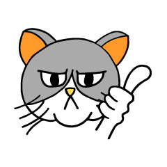 [LINEスタンプ] ぶさカワ猫